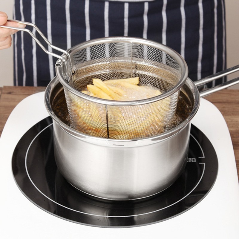 Deep Frying Basket Stainless Steel Multifunctional Household