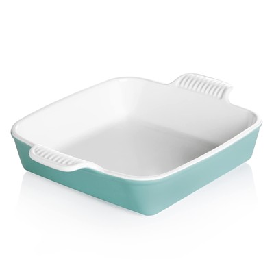 Ceramic Baking Dish 9 x 9 Cake Baking Pan for Brownie Porcelain Square Bakewa...