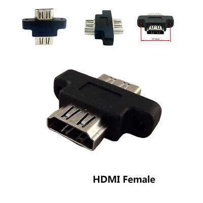 10x HDMI Female To Female Adapter Panel Mount Extension Coupler Convertor 1080p
