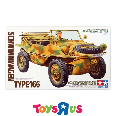 Tamiya 35224 1/35 Schwimmwagen Type 166 Pkw.K2s Schwimmwagen Typ 166 Model Kit