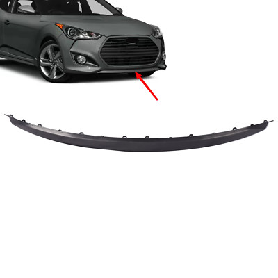 Front Bumper Grille Lower Lip Molding Trim For Hyundai Veloster Turbo 2013-2017