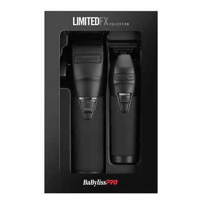 BaBylissPRO LIMITEDFX Clipper and Trimmer Prepack - Matte Black #FXDUOCTMB