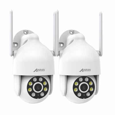 ANRAN 5MP Wifi Security Camera CCTV PTZ Dome Home Surveillance Camera 2Way Audio