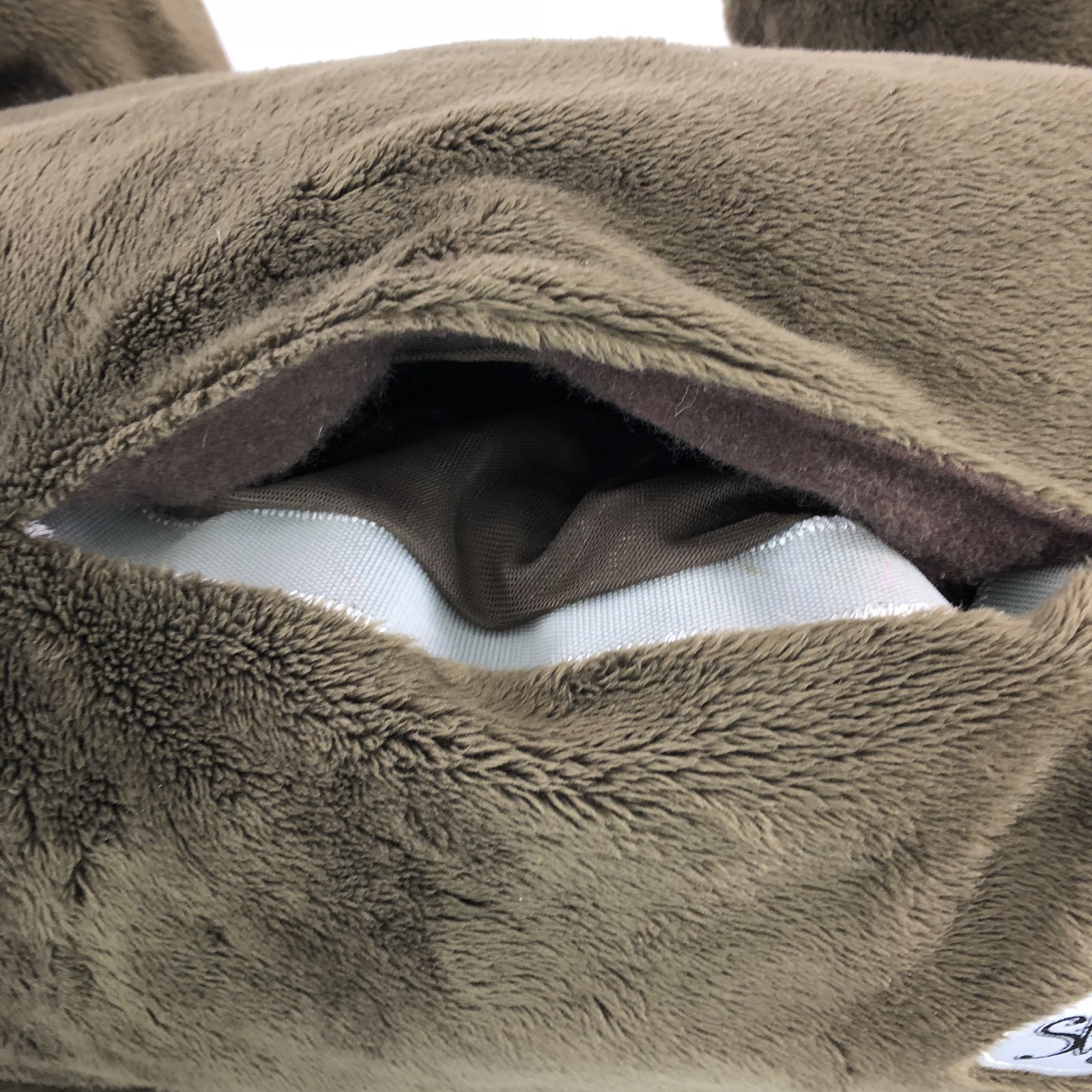 Stuffies Scout Brown Plush Monkey Pillow Stuffed Toy 7 Hidden Pockets 21