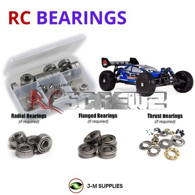 RCScrewZ Metal Shielded Bearings rcr030b for RedCat Racing Backdraft 3.5 | SET