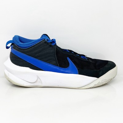 Nike Boys Team Hustle D 10 CW6735-001 Черные баскетбольные кроссовки, размер 7 лет