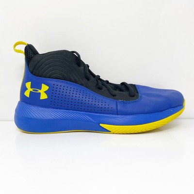 

Under Armour Boys Lockdown 4 3022313-400 Синие кроссовки для баскетбола 6,5 лет, Синий, Lockdown 4