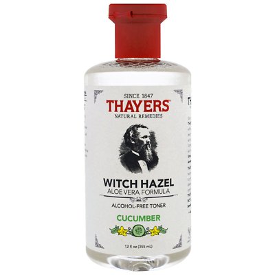 Thayer's Witch Hazel Aloe Vera Formula Alcohol-Free Skin Toner CUCUMBER 12 oz  