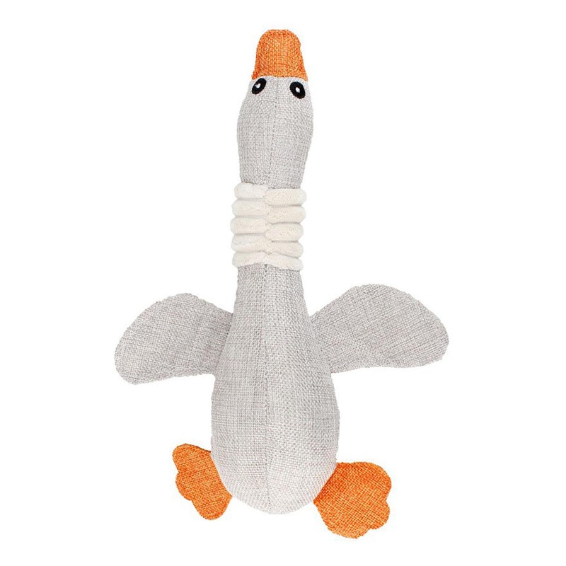 Geese Plush Dog Toys Soundproof Bite Resistant Wild Goos E Plush Dog Toy