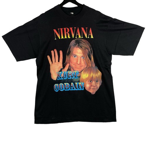 Nirvana Kurt Cobain T Shirt Mens XL (21.6x30.9) Rock Grunge