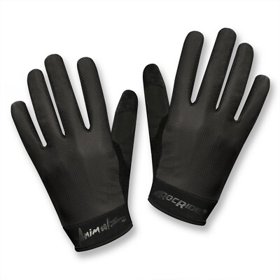 RocRide Animalz Cycling Gloves Black Raven. Full-Finger Screen Compatible Tips