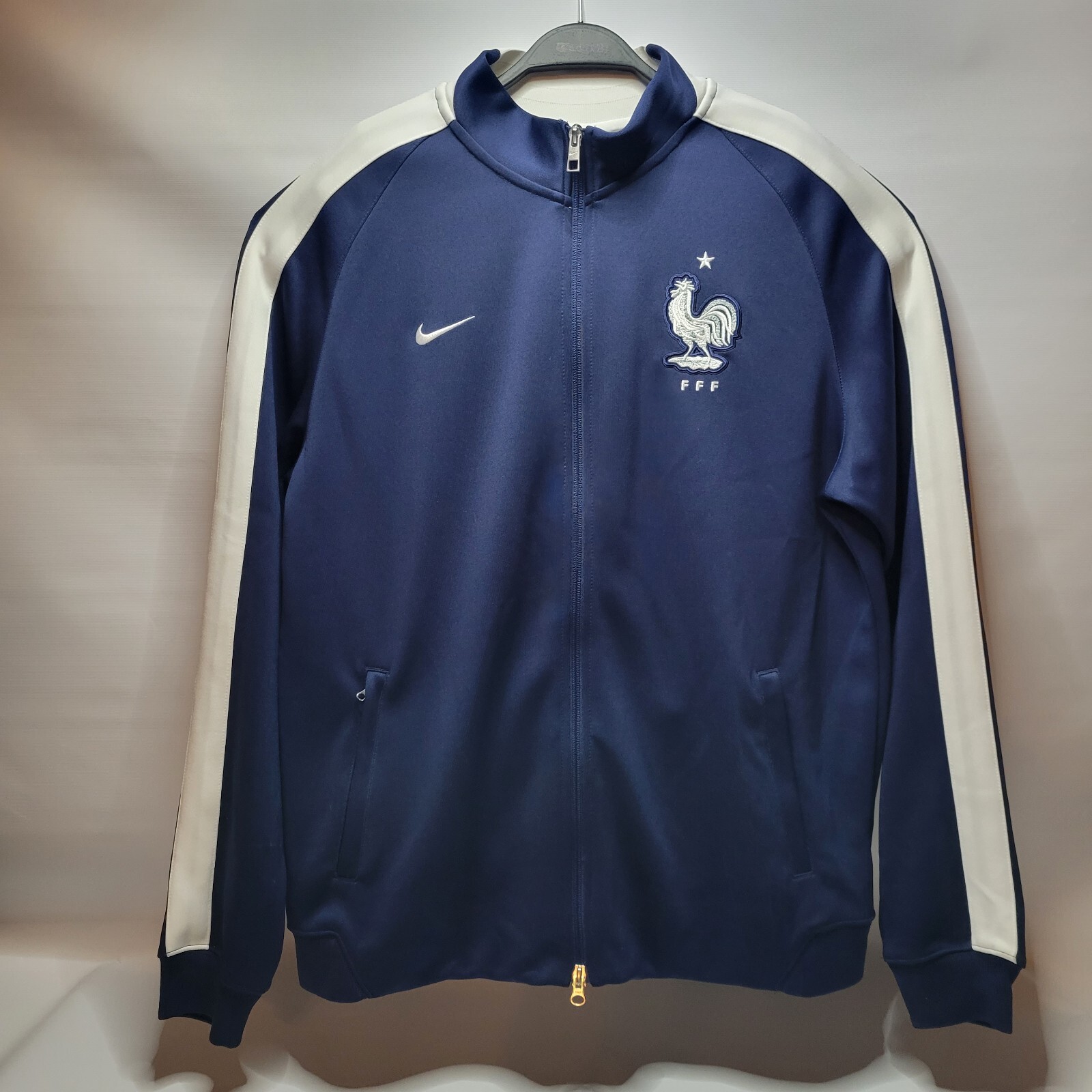 Nike FFF Vintage Jacket size S Nike FFF France Football Sweat Jacket Blue M \u2013 Peeces