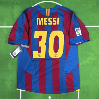 Barcelona 2005-06 Home Football Shirt Jersey Nike Lionel Messi Size M BNWT