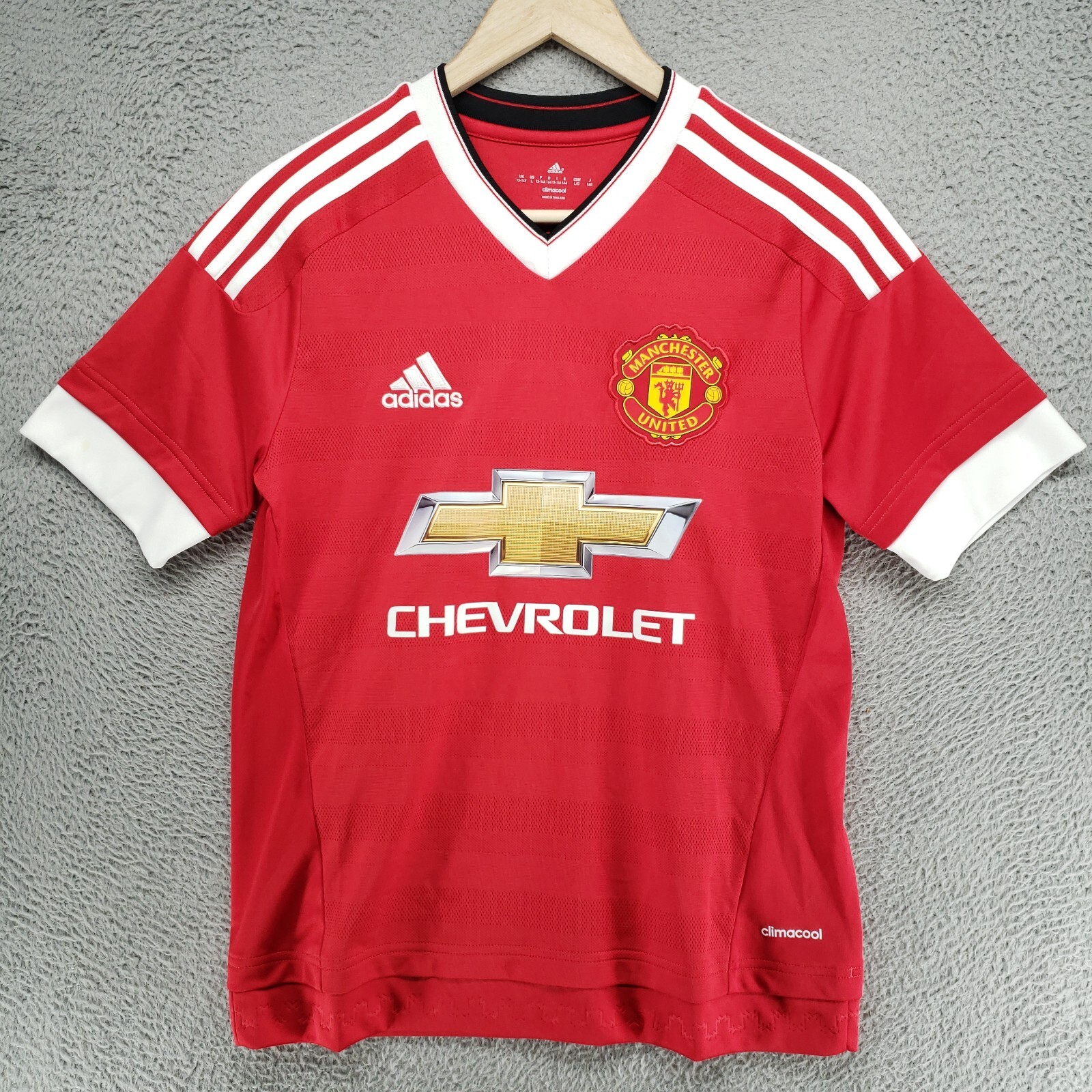 adidas Kids Manchester United 2023/24 Home Jersey College