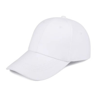 Plain Fitted Baseball Cap Curved Visor Solid Blank Color Caps Hat Hats 15 Color