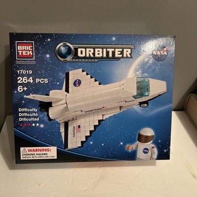 Rare Exclusive BricTek NASA 264 PCs Space Shuttle Orbiter Building Blocks NEW!