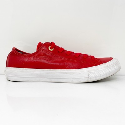 

Converse Womens CT All Star II Ox 555957C Красные повседневные кроссовки, размер 8, Красный, Chuck Taylor All Star II Ox
