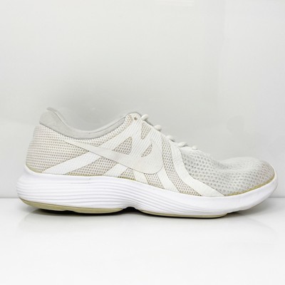 

Nike Mens Revolution 4 908988-100 Белые кроссовки для бега Размер 9,5, Белый, Revolution 4