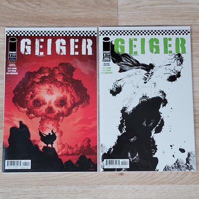 Geiger #1 2 1st 4th Print Geoff Johns Image Comics 2021 Lot of 2 Variants