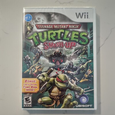 New / Sealed - Teenage Mutant Ninja Turtles: Smash-Up (Wii, 2009) - No Tears