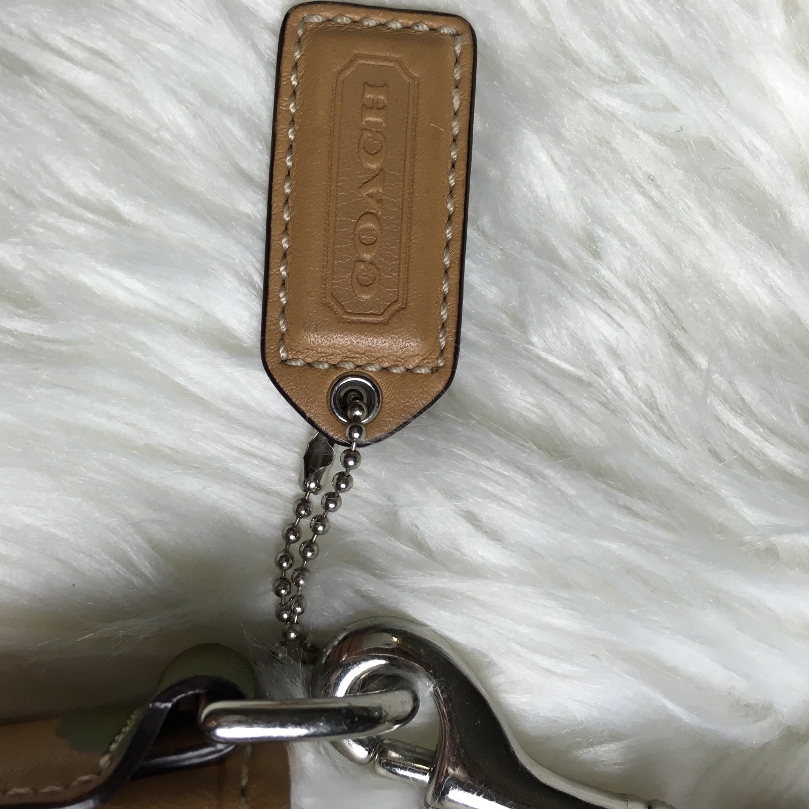 Coach Tan Leather Purse Handbag