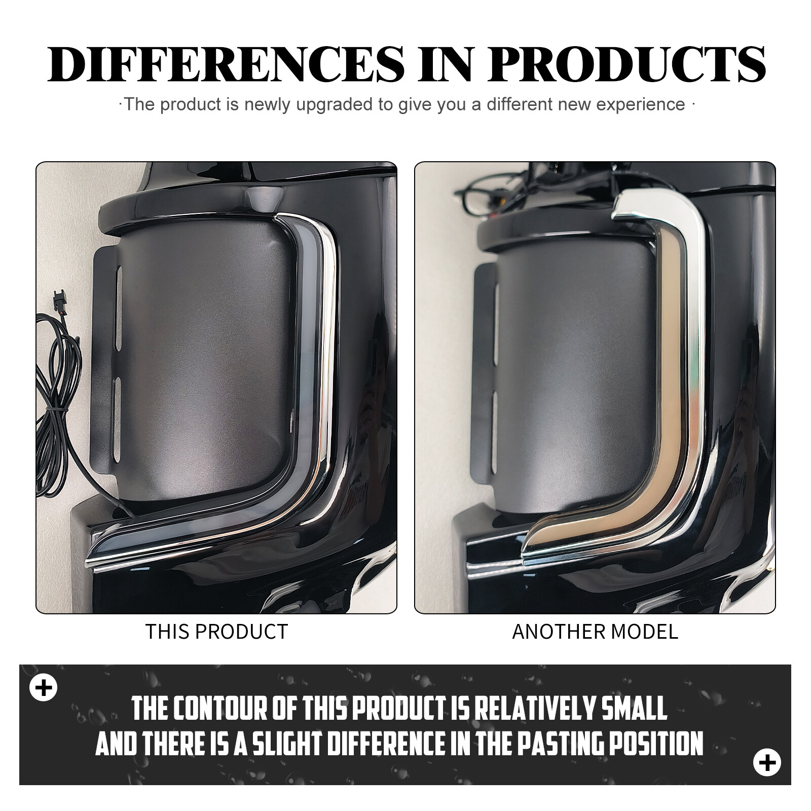 New Fairing Lower LED Turn Signal Running Light Fit For Harley Touring 06-13