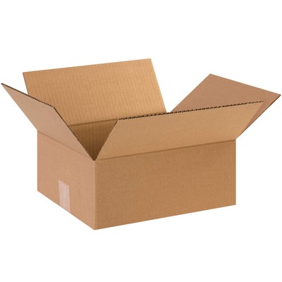AVIDITI 12 x 10 x 5 Corrugated Cardboard Boxes, Flat 12''L x 10''W x 5''H, Pack ...