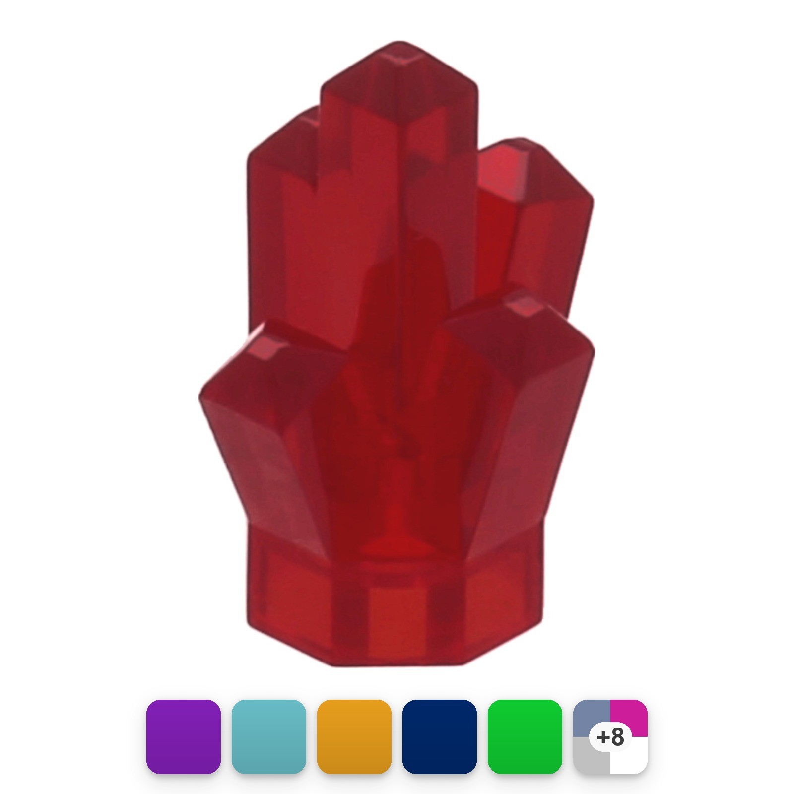 2x LEGO Fels 1 x 1 Kristall 5 Zacke (52) – Farbe wählbar…