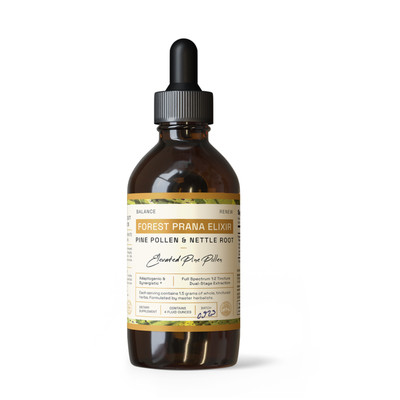 Forest Prana Elixir Pine Pollen and Nettle Root Tincture » 4 Ounce Bottle
