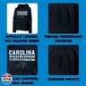 Outerstuff NFL Kids Youth 4-20 Official Team Color Borderline Performance Primary Logo Long Sleeve Pullover Hoodie (Carolina Panthers Black, 18)