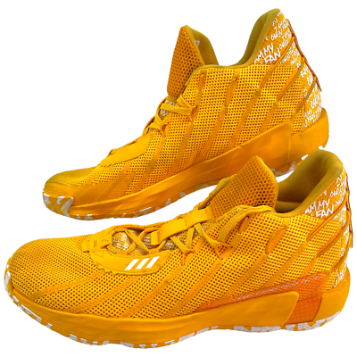 Yellow adidas outlet basketball shoes