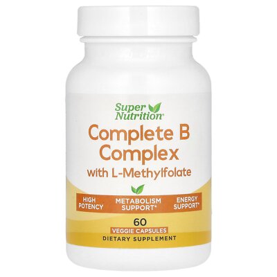 Complete B Complex with L-Methylfolate, 60 Veggie Capsules