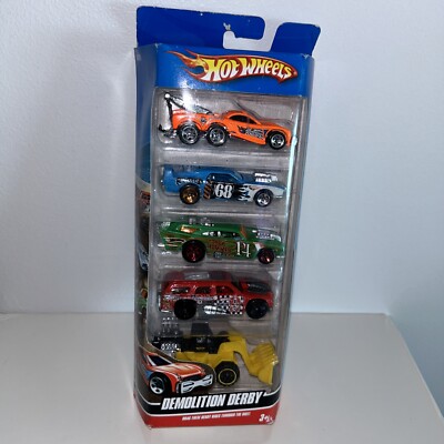 Hot Wheels 5 Pk. Demolition Derby Set