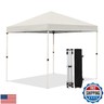 Northroad 8x8ft Pop Up Canopy, Popup Outdoor Canopy Tent with Carrying Bag,Portable Gazebo Shelter for Patio,Deck,Garden,Beach（White）