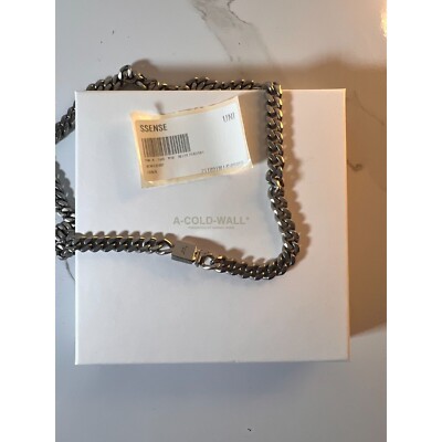 ACW A-Cold-Wall Heavy Silver Alloy Chain