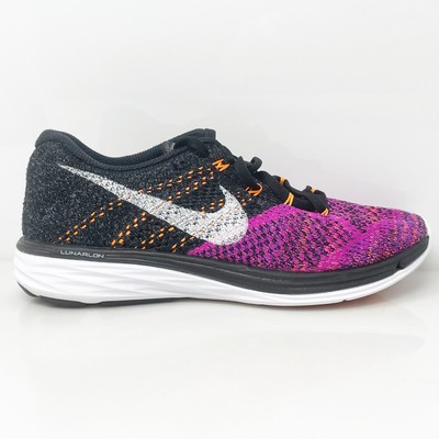 

Nike Womens Flyknit Lunar 3 698182-006 Розовые кроссовки для бега, размер 6, Розовый, Flyknit Lunar 3