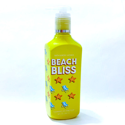 1x Bath & Body Works BEACH BLISS Cleansing Gel Hand Soap 8 oz NEW for SUMMER