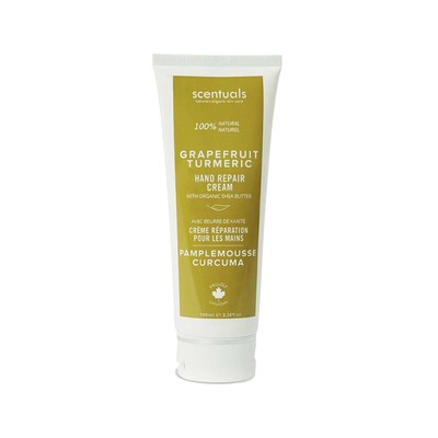 Hand Cream with Grapefruit Turmeric Essential Oil, Shea Butter, Cocoa Butter, Ar