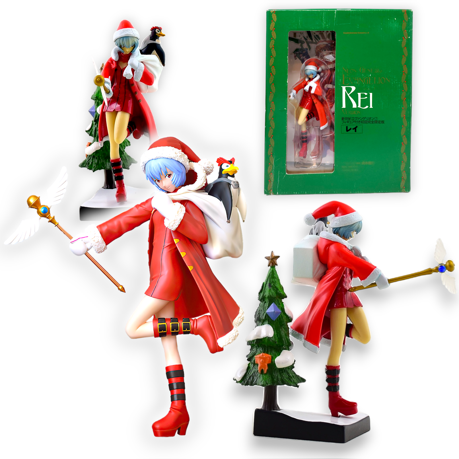 新世紀エヴァンゲリオン 綾波レイ -ゴスロリ サンタVer. Neon Genesis Evangelion Rei Ayanami Christmas Santa Ver Figure
