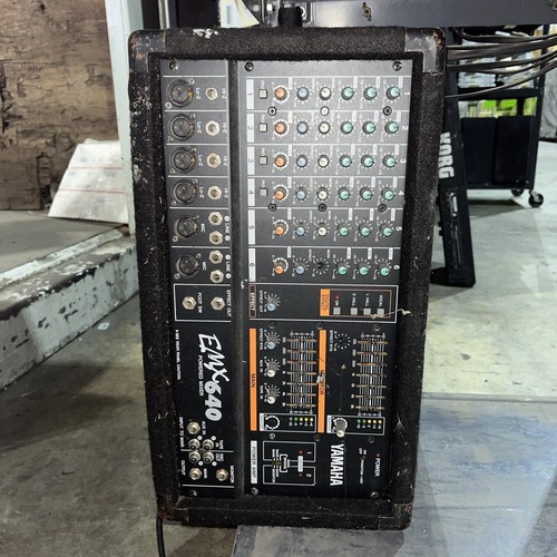 YAMAHA EMX-640 200 WATTS 4 OHMS 6-CHANNEL POWERED MIXER | eBay