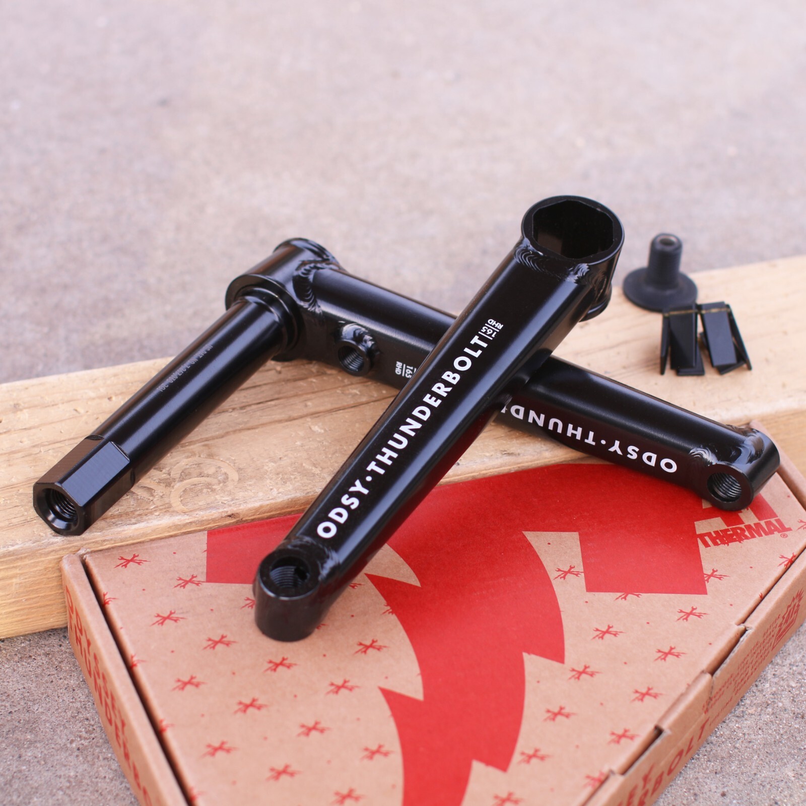 中古　BMX ODYSSEY ODYSSEY BMX THUNDERBOLT BICYCLE CRANKS BLACK | eBay