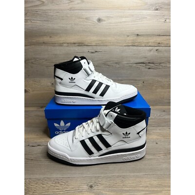 adidas Forum Mid Mens Size 12 Cloud White Core Black FY7939