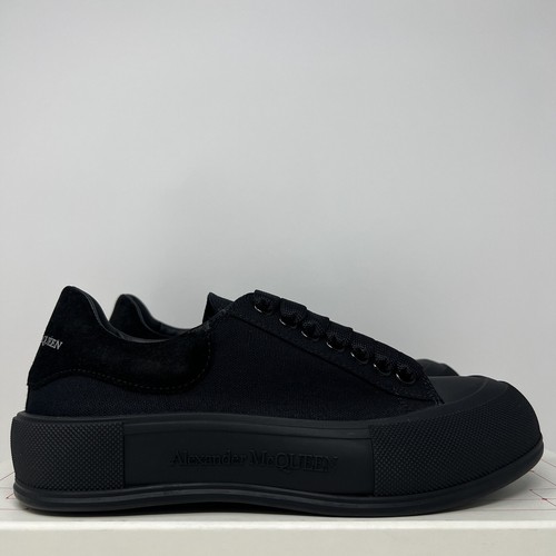 Alexander McQueen Men's Deck Plimsol Sneakers Size 7.5 US