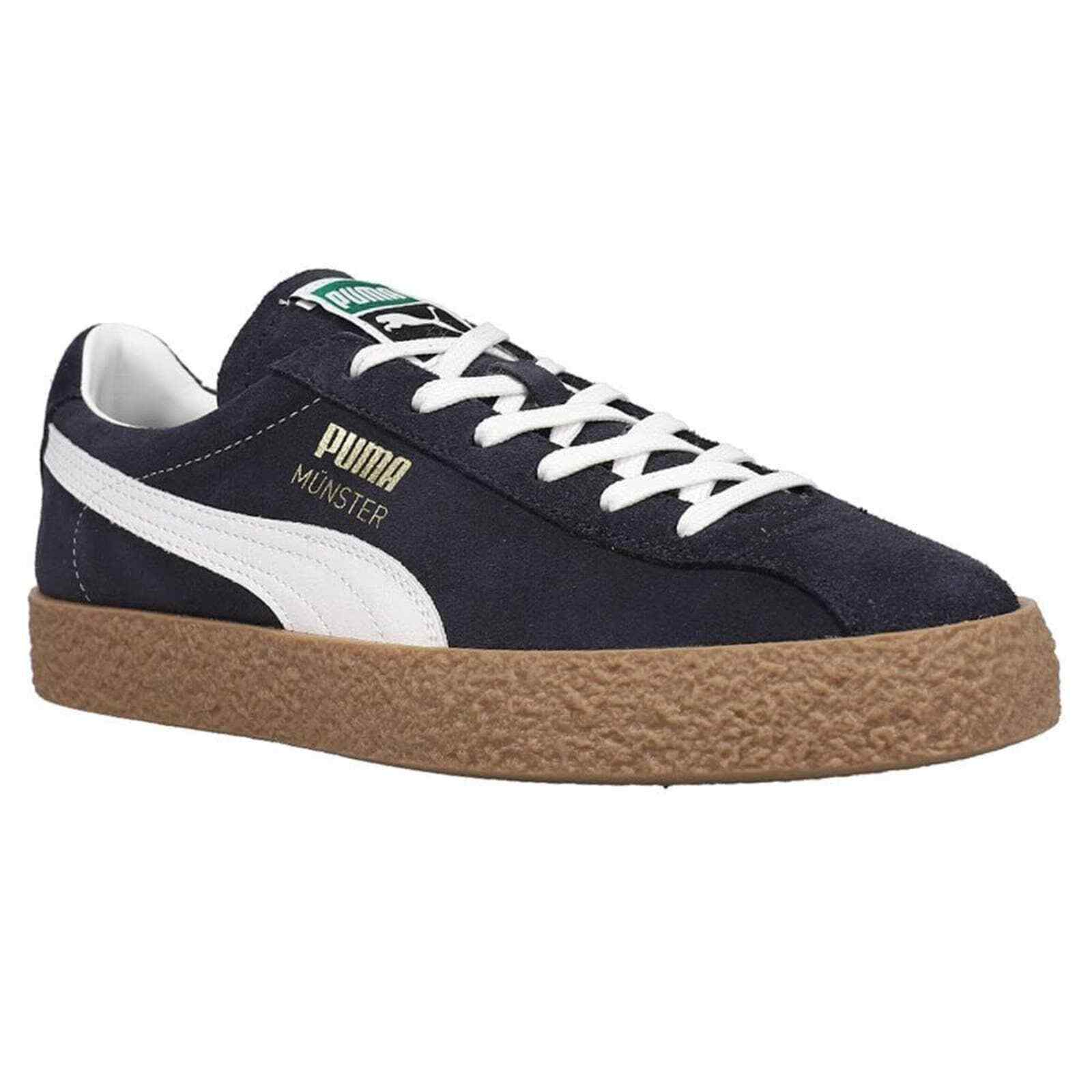 

Мужские кроссовки PUMA Muenster Og на шнуровке, повседневная обувь, синие, США, Синий