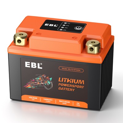 EBL LiFePO4 Lithium Motorcycle Battery For Honda MSX125, CBR1000RR FIREBLADE