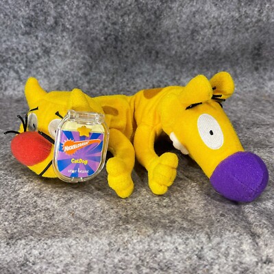 Vintage CatDog Plush 1999 Star Beans Nickelodeon Cartoon 10 inch W Original Tag