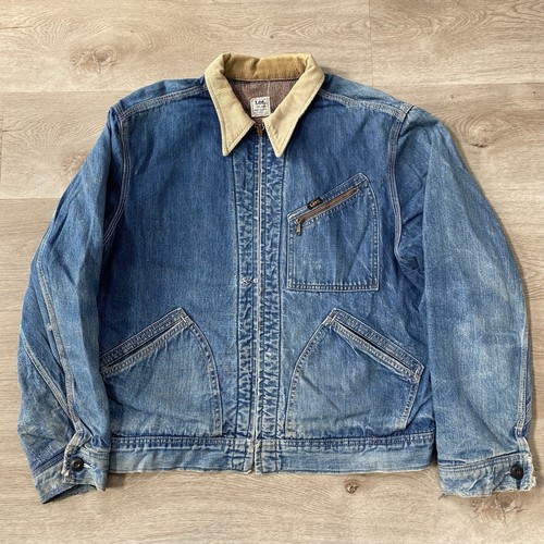 Vintage 60s 70s Lee 191-LB Denim Chore Blanket Lined Jacket Vintage 60s 70s Lee 191-LB Denim Chore Blanket Lined Jacket