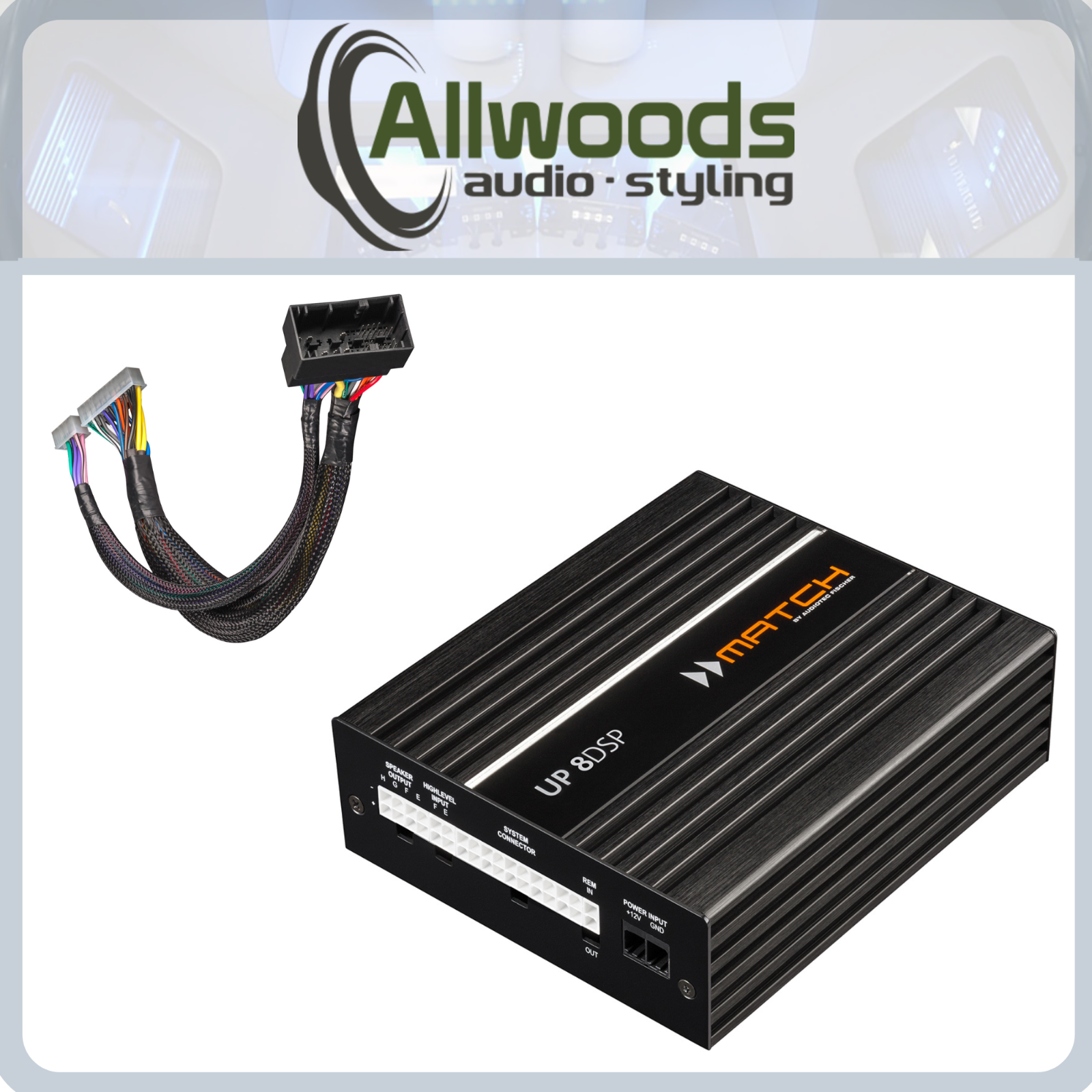 Match by Audiotec Fischer UP 8BMW DSP Amplifier Plug & Play