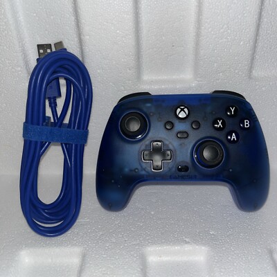 Blue xbox Gamesir  Wired Game Controller Model:Gamesir-17 Serial# 12404173000024