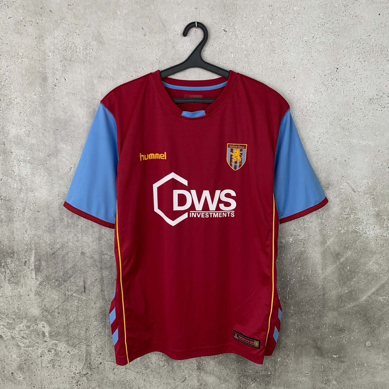 ウェア Hummel Aston Villa FC football shirts Aston Villa England Home football shirt 2005 - 2006 Hummel